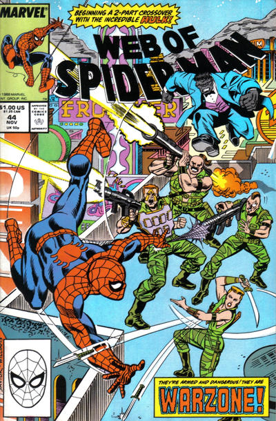 Web of Spider-Man # 44 VF- (7.5)