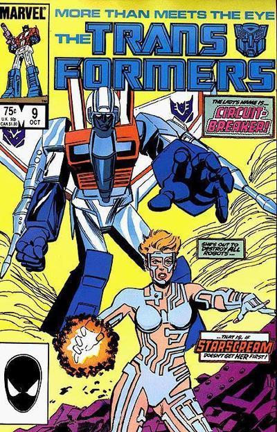 Transformers #  9 Newsstand VG+ (4.5)