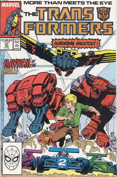 Transformers # 37 Newsstand VG/FN (5.0)