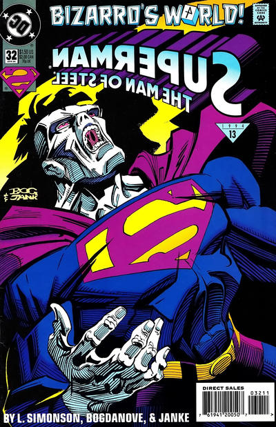 Superman: The Man of Steel # 32 Newsstand NM- (9.2)