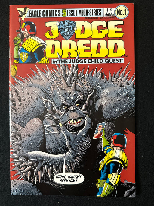 Judge Dredd: The Judge Child Quest #  1  NM/MT (9.8)