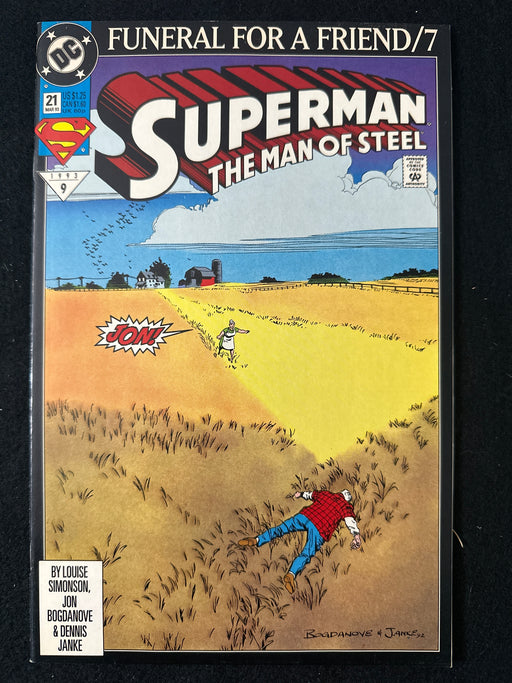 Superman: The Man of Steel # 21 NM (9.4)