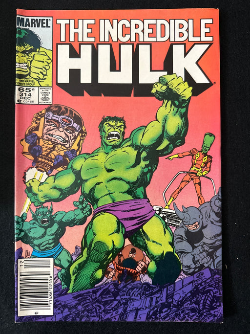 Incredible Hulk #314  Newsstand VF+ (8.5)