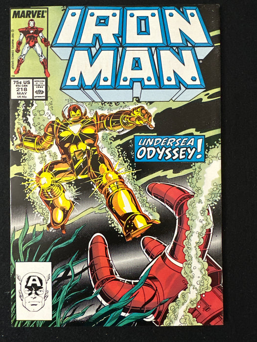 Iron Man #218  NM- (9.2)