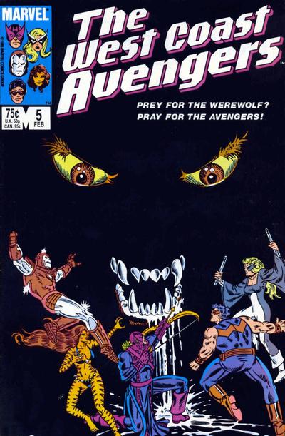 West Coast Avengers #  5 Vol. 2 VF- (7.5)