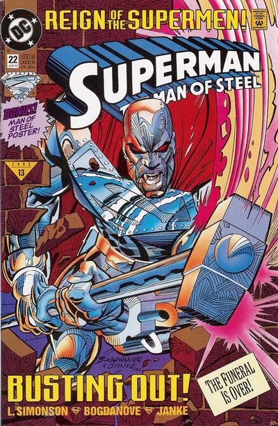 Superman: The Man of Steel # 22 FN+ (6.5)