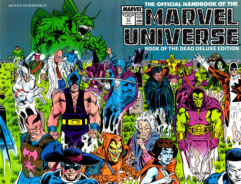 Official Handbook of the Marvel Universe Deluxe Edition # 17  Vol. 2 GD/VG (3.0)