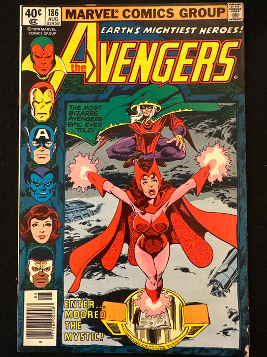 Avengers #186-190 (5 Issues) Mordred the Mystic