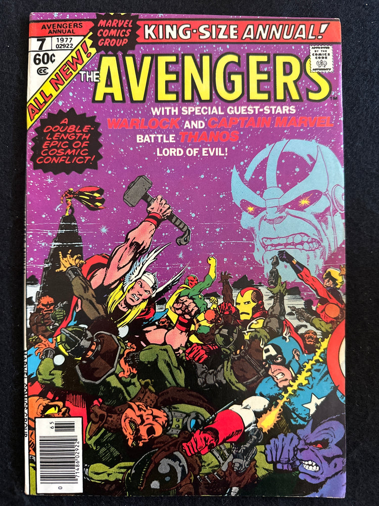 Avengers Annual #  7  FN/VF (7.0) Thanos and Death of Warlock