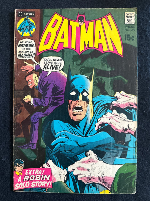 Batman #229 VG- (3.5)