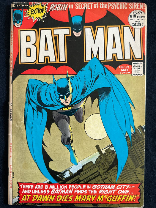 Batman #241 VG/FN (5.0) Neals Adams / Bernie Wrightson Cover