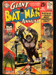 Batman Annual #2 1962 FR/GD (1.5)
