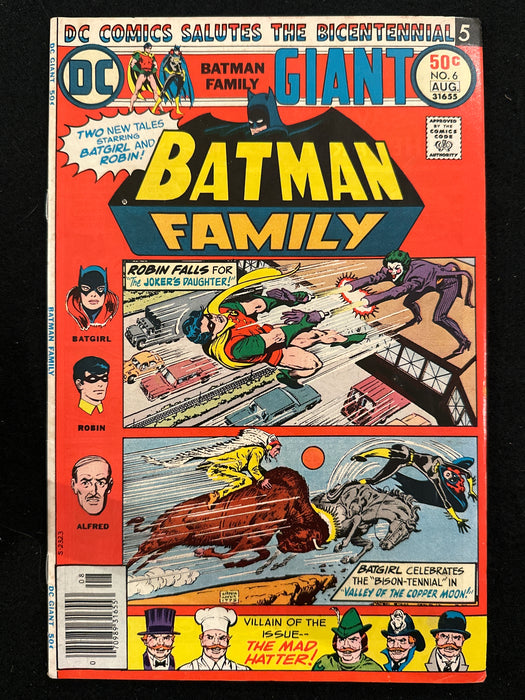 Batman Family #6 (1976) FN+ (6.5) 1st Joker's Daughter