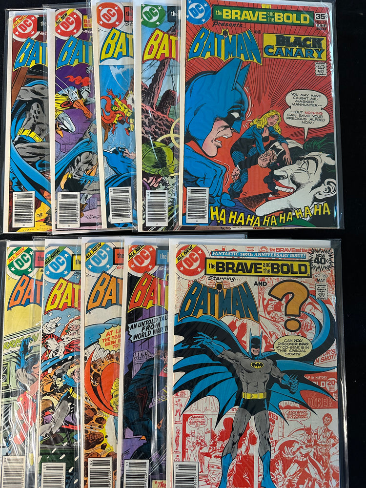 Brave and the Bold #141-150 (10 Issues) Batman Creeper Supergirl