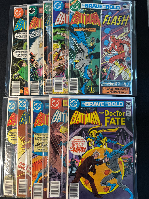 Brave and the Bold #151-160 (10 Issues) Batman Flash Green Lantern