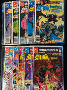 Brave and the Bold #171-180 (10 Issues) Batman Swamp Thing