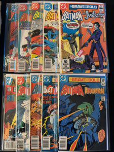 Brave and the Bold #191-200  (10 Issues) Batman Joker Catwoman