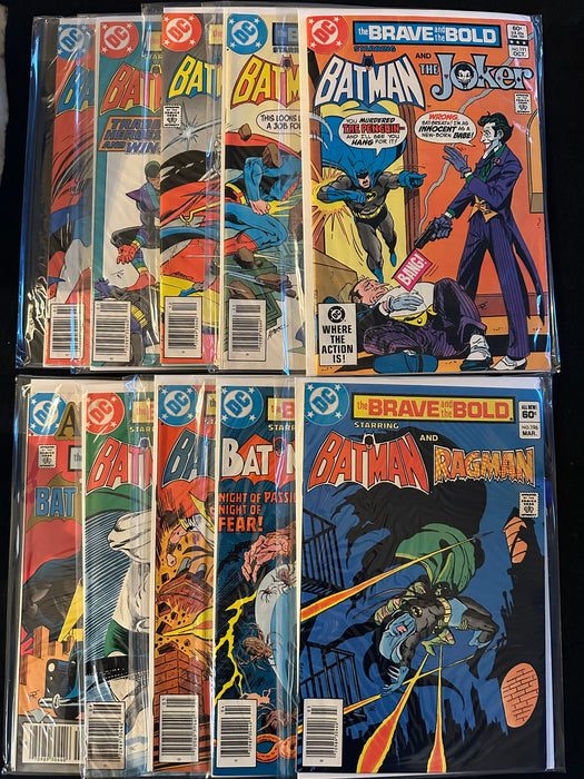 Brave and the Bold #191-200  (10 Issues) Batman Joker Catwoman