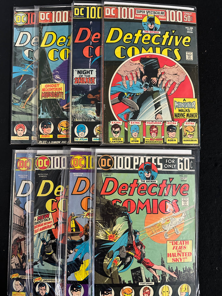 Detective Comics #438-445 - 100 Pages Complete Run (8 Issues)