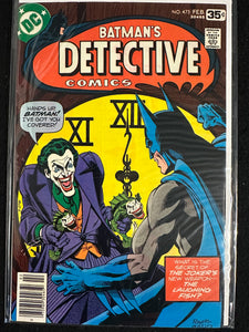 Detective Comics #475 (1978) VG/FN (5.0) Classic Joker Story