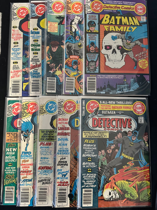 Detective Comics #481-490 (10 Issues)