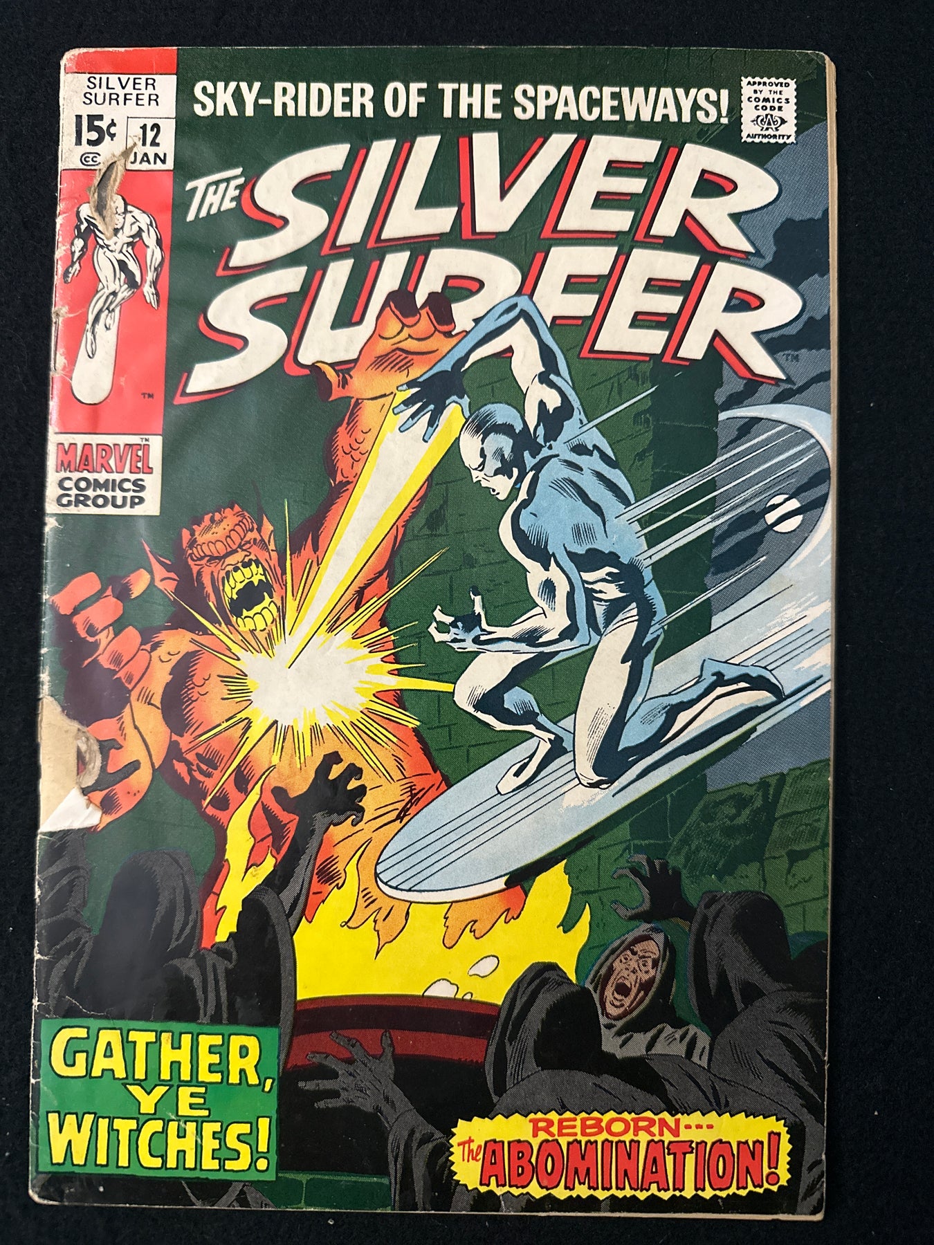 The Silver Surfer #12 (Marvel, 1970) GD- (1.8) — Bedo's