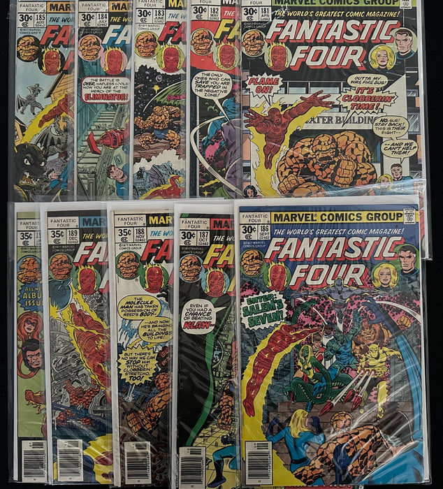 Fantastic Four #181-190 (10 Issues)