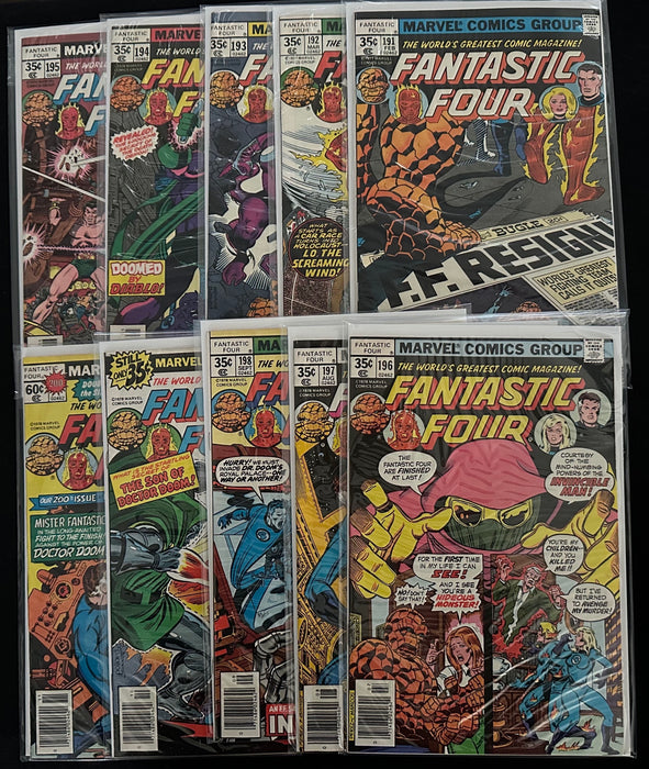 Fantastic Four #191-200 (10 Issues)