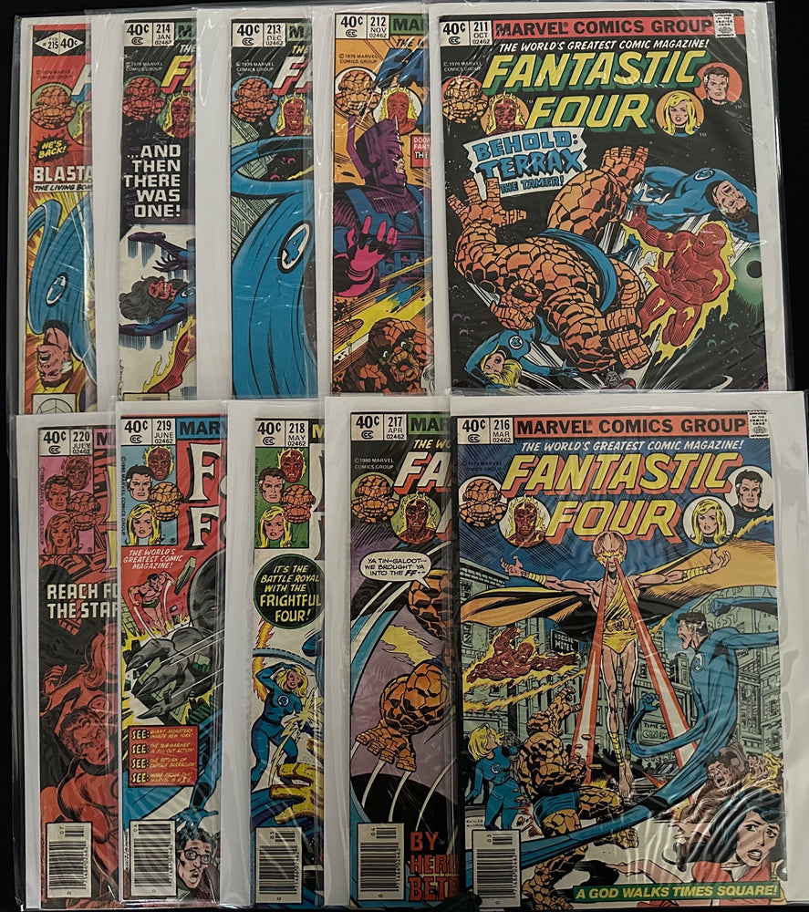 Fantastic Four #211-220 (10 Issues)