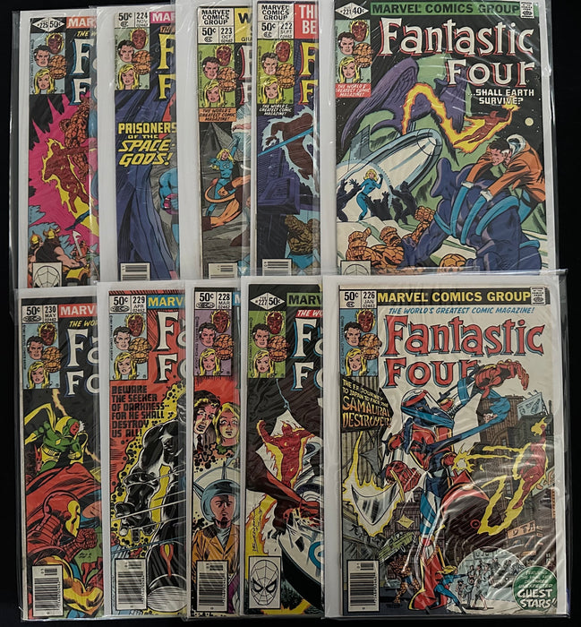Fantastic Four #221-230 (10 Issues)