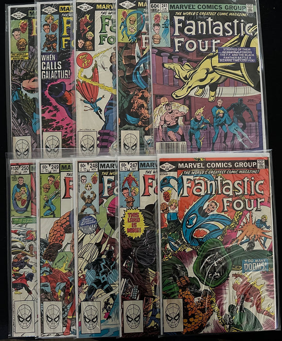 Fantastic Four #241-250 (10 Issues)