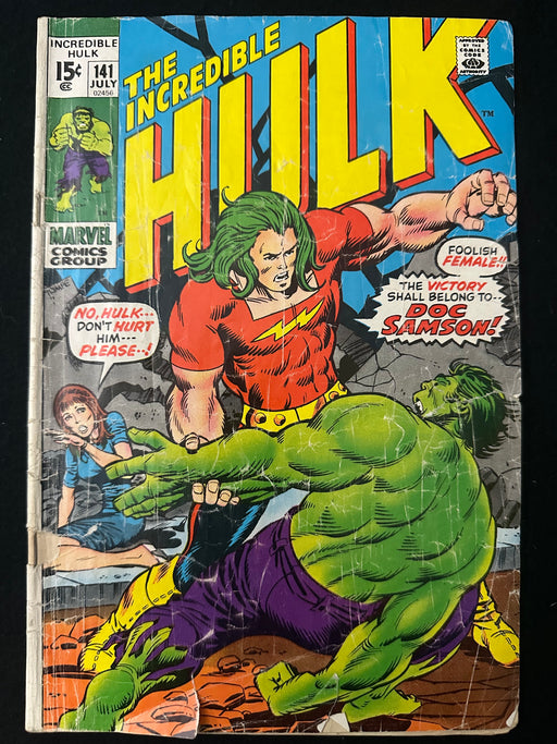 Incredible Hulk #141 GD- (1.8) 1st Doc Samson