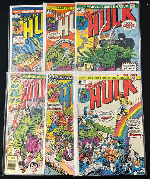 Incredible Hulk #184-200 (6 Issues)