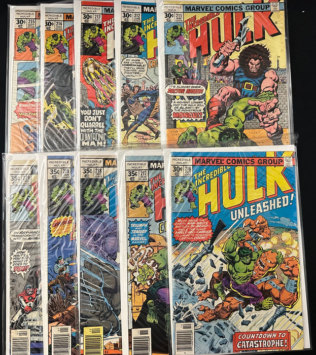 Incredible Hulk #211-210 (10 Issues)