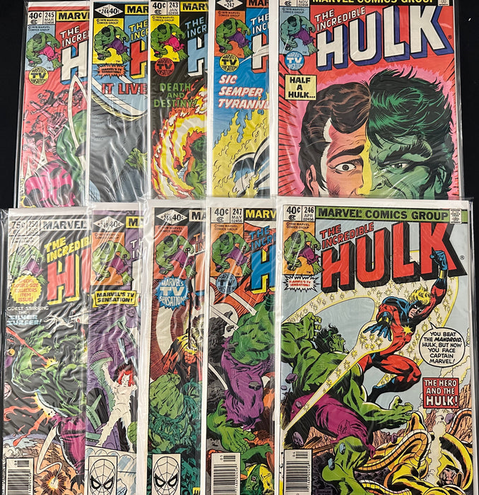 Incredible Hulk #241-250 (10 Issues)