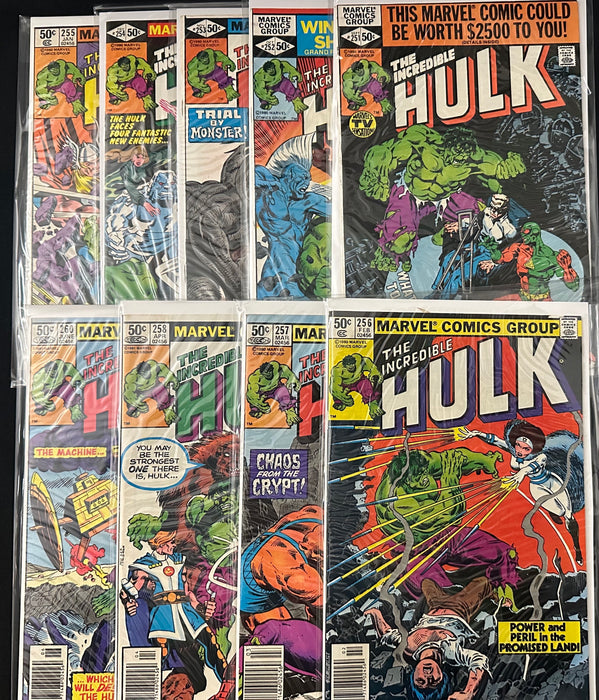Incredible Hulk #251-260 (9 Issues)