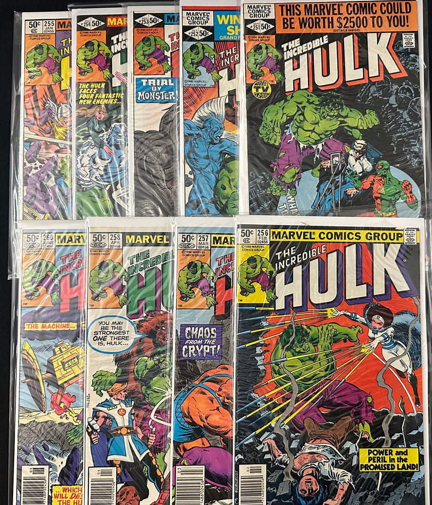 Incredible Hulk #251-260 (9 Issues)