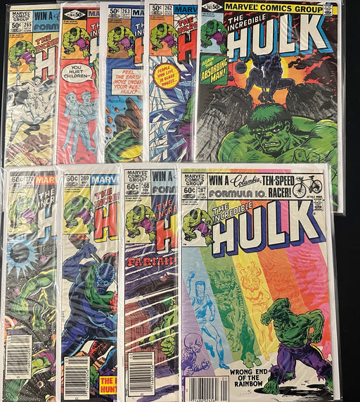 Incredible Hulk #261-270 (10 Issues)