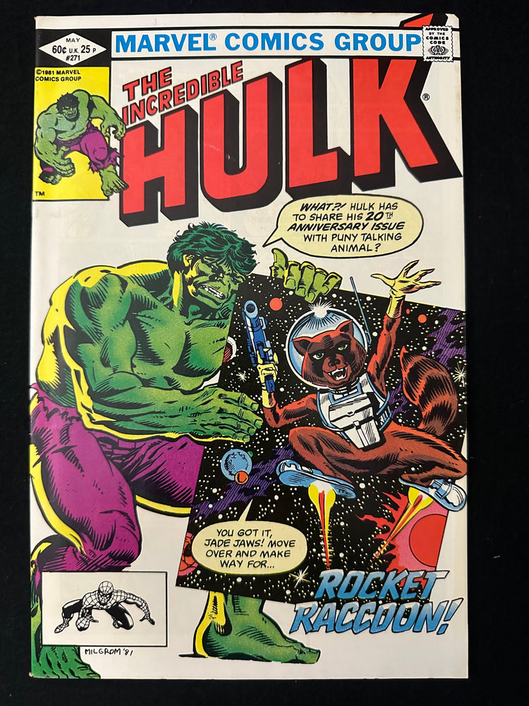Incredible Hulk #271  FN+ (6.5) 1st Rocket Raccoon