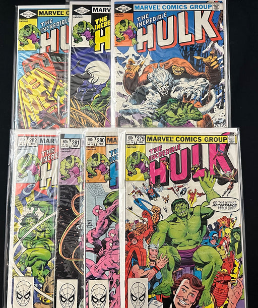 Incredible Hulk #272-282  (7 Issues)