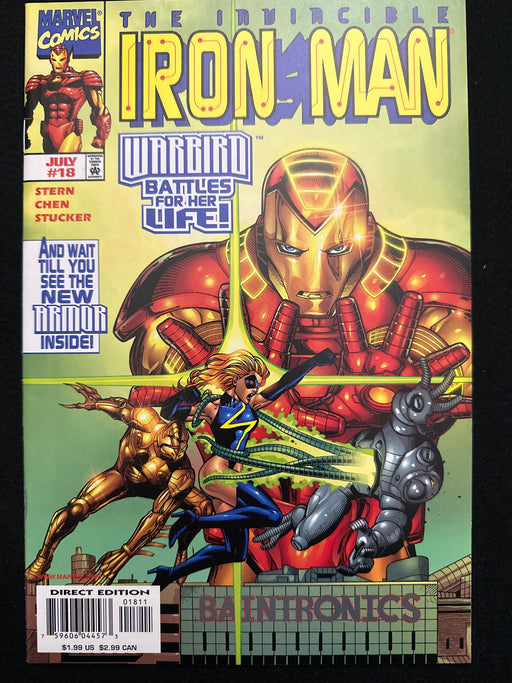 Invincible Iron Man # 18  NM (9.4)