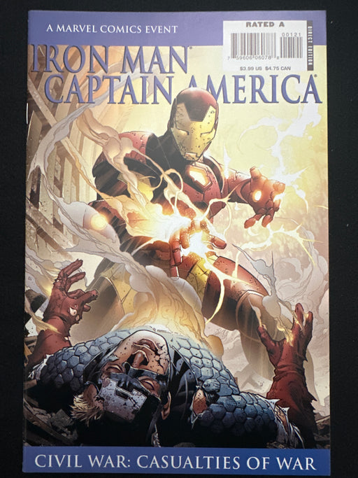 Iron Man / Captain America: Casualties of War #  1 Cover A - Iron Man over Cap NM (9.4)
