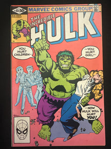 Incredible Hulk #264  FN/VF (7.0)