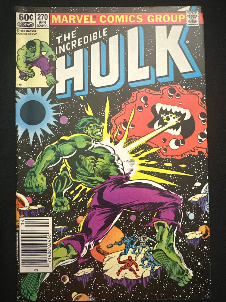 Incredible Hulk #270  Newsstand VF- (7.5)