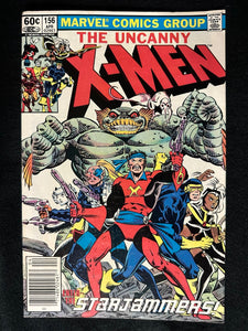 Uncanny X-Men #156  Newsstand FN (6.0)