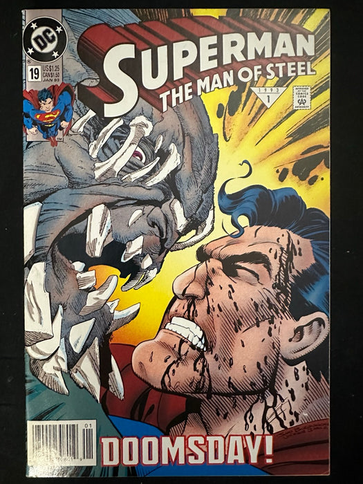 Superman: The Man of Steel # 19 Newsstand VG (4.0)