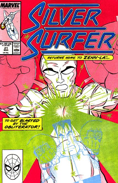 Silver Surfer # 21 Vol. 3 NM- (9.2)