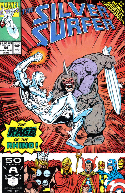 Silver Surfer # 54  VF+ (8.5)