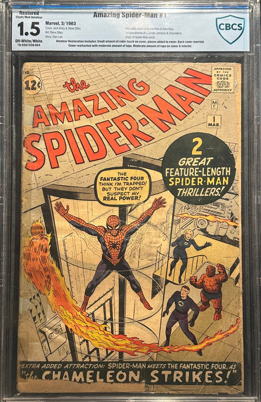 Amazing Spider-Man #  1 CBCS 1.5