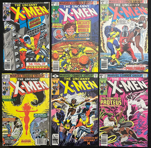 X-Men Lot (#122-127)  FR/GD (1.5)